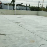 Concreto externo com fissuras antes do revestimento