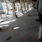 Área de processo iluminada com piso em uretano